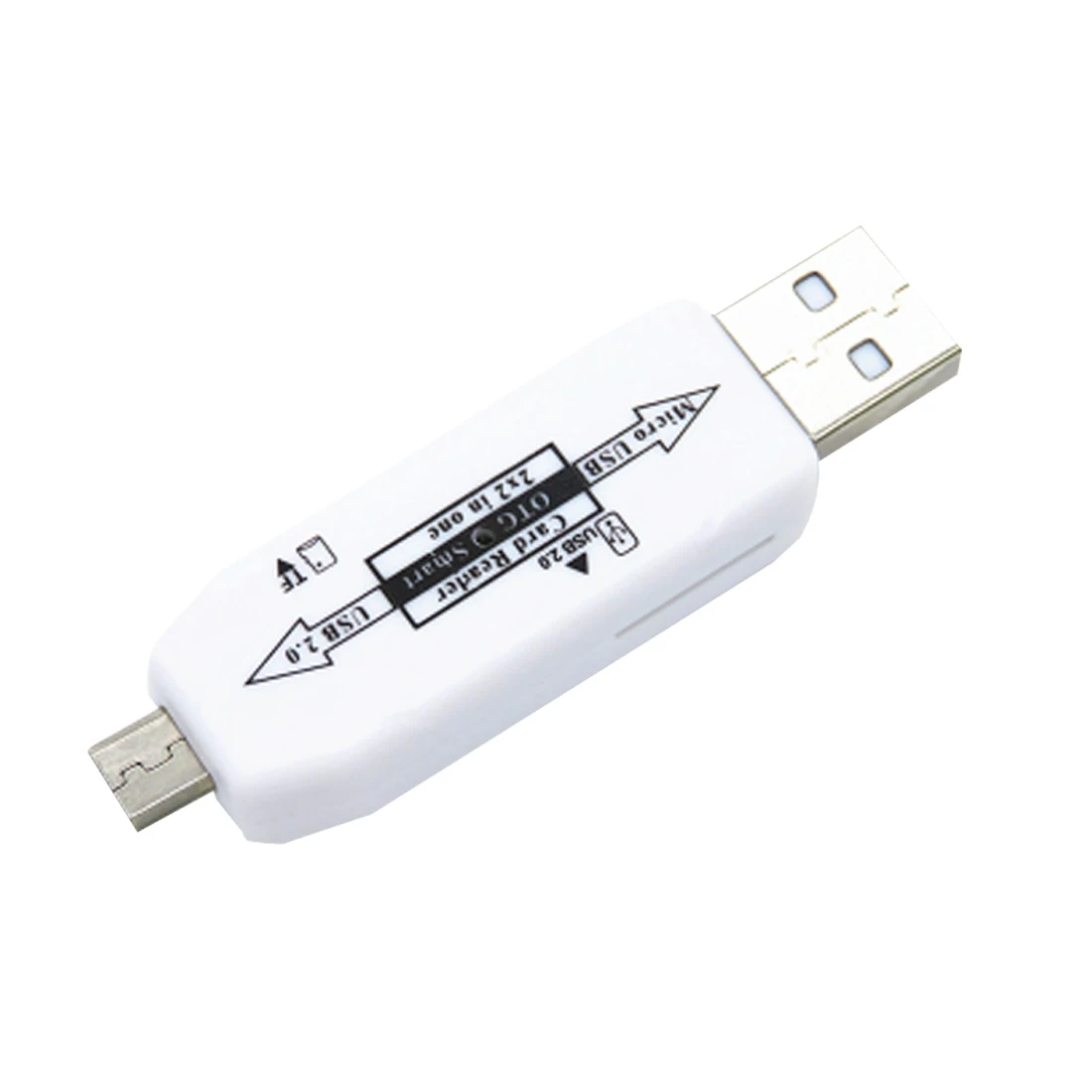 Etmakit Новый OTG кард-ридер USB 2,0 концентратор Универсальный Micro TF кард-ридер адаптер комплект подключения для Android мобильного телефона