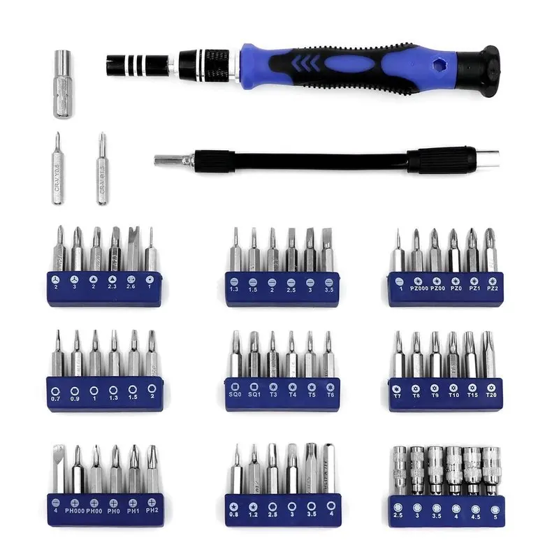 Multi-function screwdriver set 80-in-one manual combination kit mobile phone computer teardown repair daily household