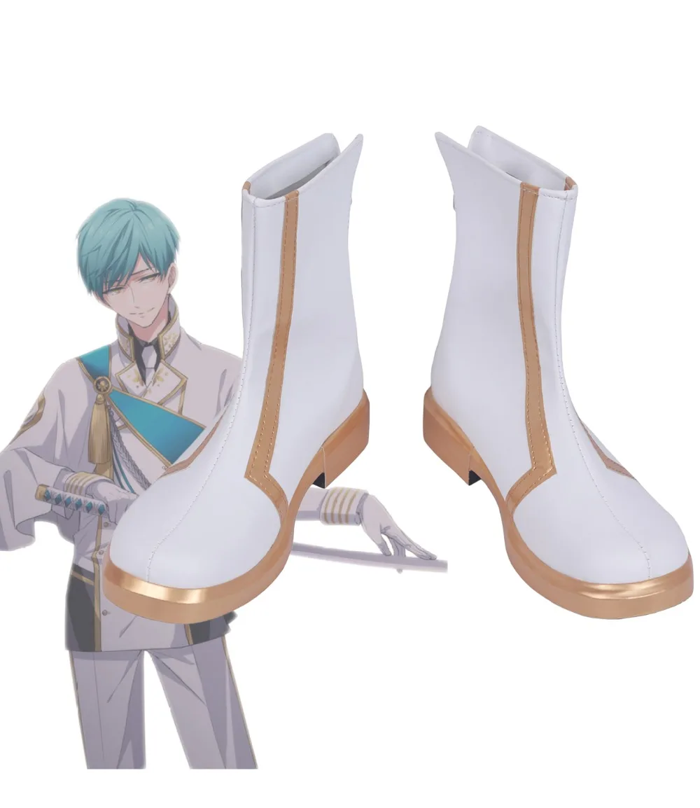 

Ichigo Hitofuri Cosplay Touken ranbu Ichigo Hitofuri Cosplay Boots White Shoes Custom Made Any Size