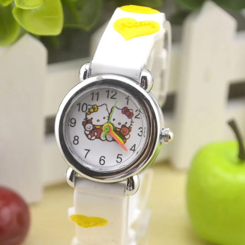 Hello Kitty смотреть мультфильм кварцевые часы детские наручные для малыш ребенок
