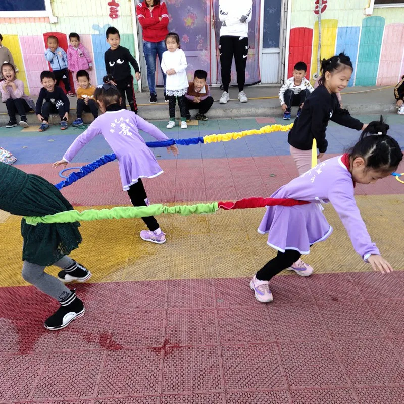 Детская командная игра для детского сада и школы, уличная спортивная игрушка, эластичная веревка, круг, Юго-Восточная и Юго-Западная Беговая игра
