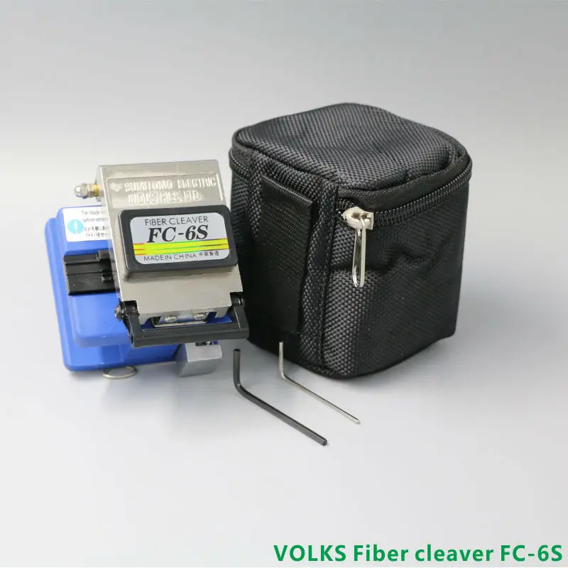 8 в 1 волокно комплект инструментов для работы с оптическим кабелем FTTH FC-6S волокно Кливер оптический измеритель мощности 12 км Визуальный дефектоскоп