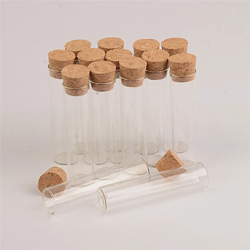 Mini Glass Jars with Corks 3ml 6ml  wide-mouth Bottles Jar Storage Bottles for Sand Liquid Food Bottles 2