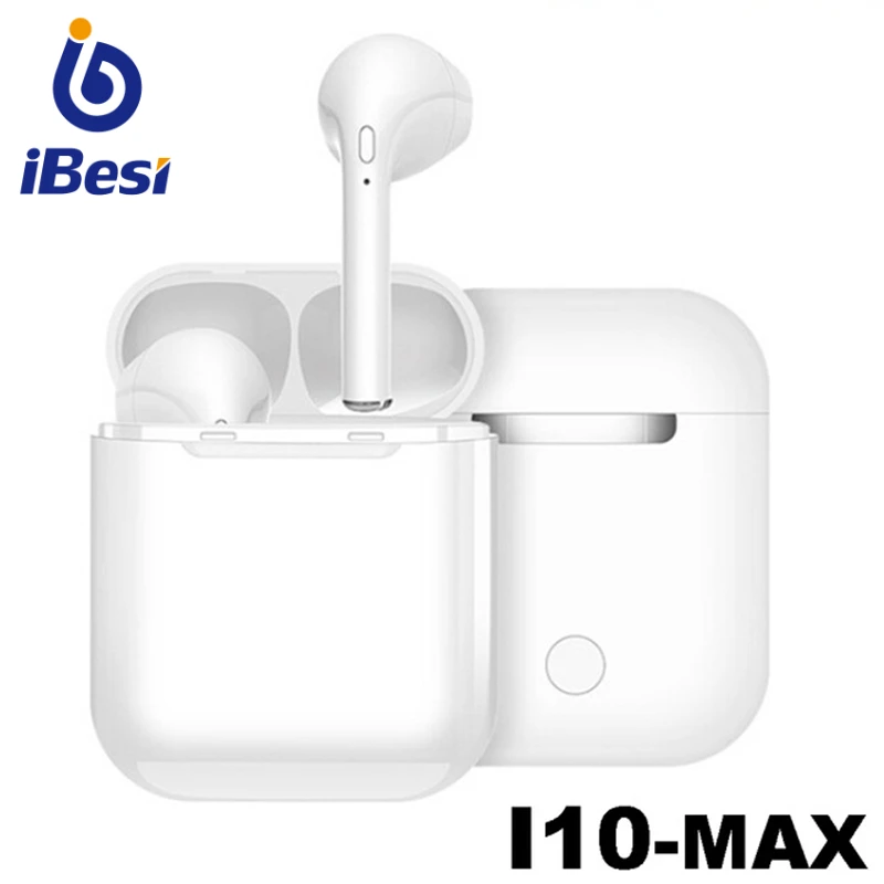 

IBESI i10 Max TWS Mini Wireless Bluetooth Earphone Headphone Stereo Headset Earbud With Charging Box for iphone all Smart phone