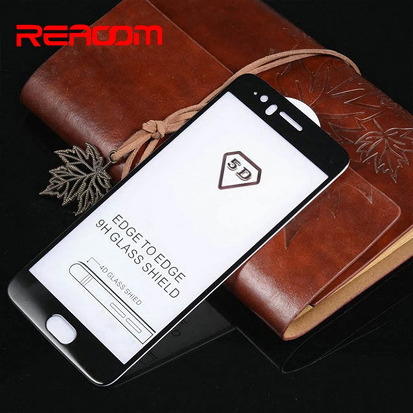 Reaoom 5D Tempered Glass for Huawei P20 Full Cover Protective Film Curved Edge Screen Protector 3D | Мобильные телефоны и