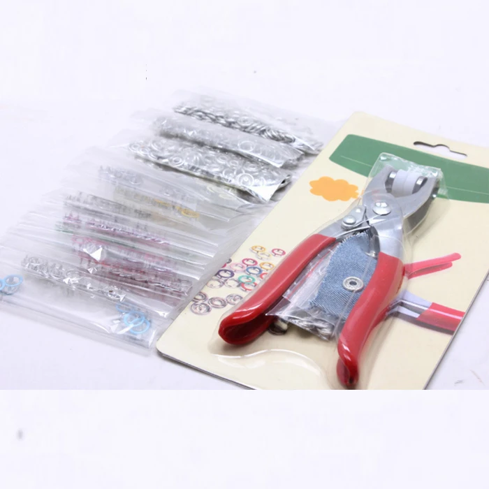 

Metal Press Pliers Tools+100X Prong Snap Buttons Fasteners Press Stud for handmade Scrapbook Craft DIY Sewing Wh