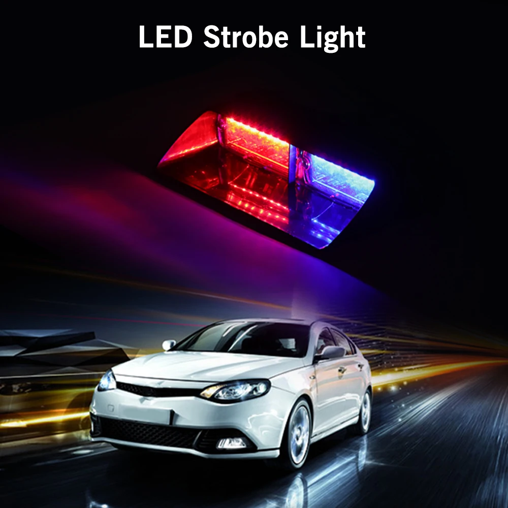 Buy 16 LEDs 18 Flashing Modes 12V Car