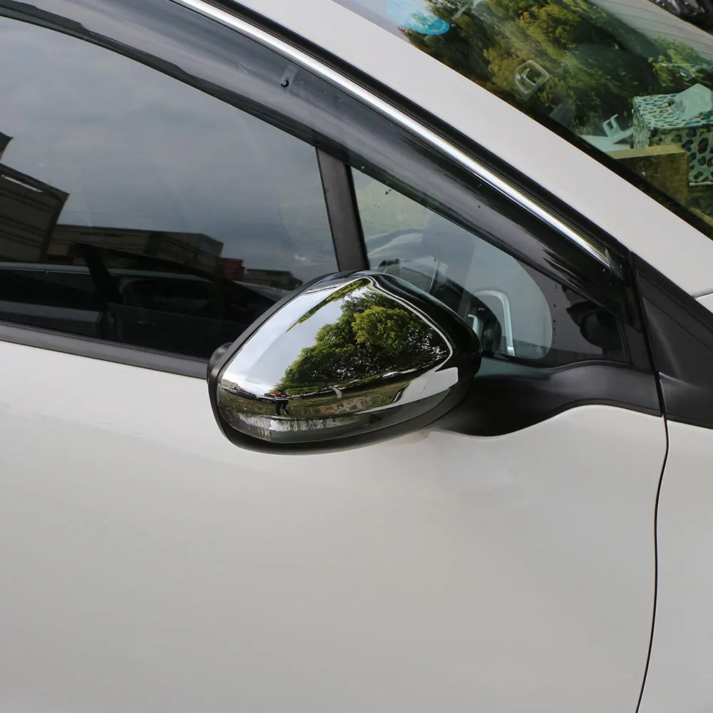 Zlord ABS хромирование, задняя часть автомобиля вид зеркало Защита Крышки зеркало заднего вида наклейки для peugeot 208- аксессуары