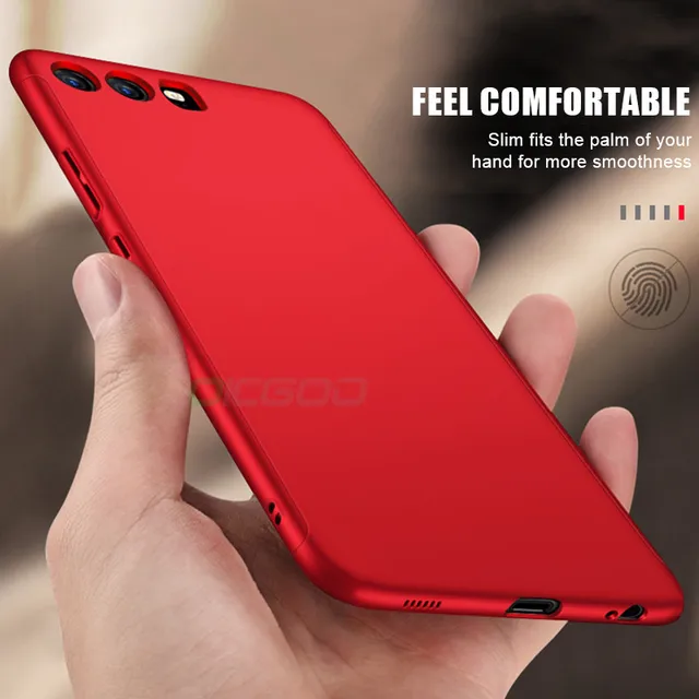 360 Full Cover Protective Cases For Huawei P20 P9 lite P10 Plus Phone Case For Huawei P20 Pro Mate 10 Pro lite 9 Case With Glass