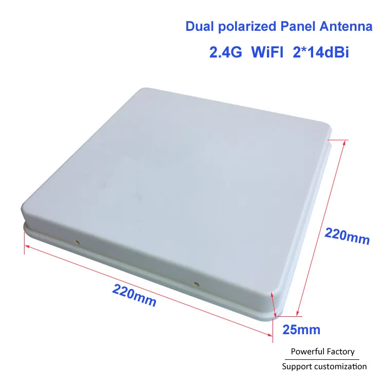 Направленная дальняя двойная поляризованная 14dbi внешняя панель Антенна 2,4g wifi антенна 1 шт