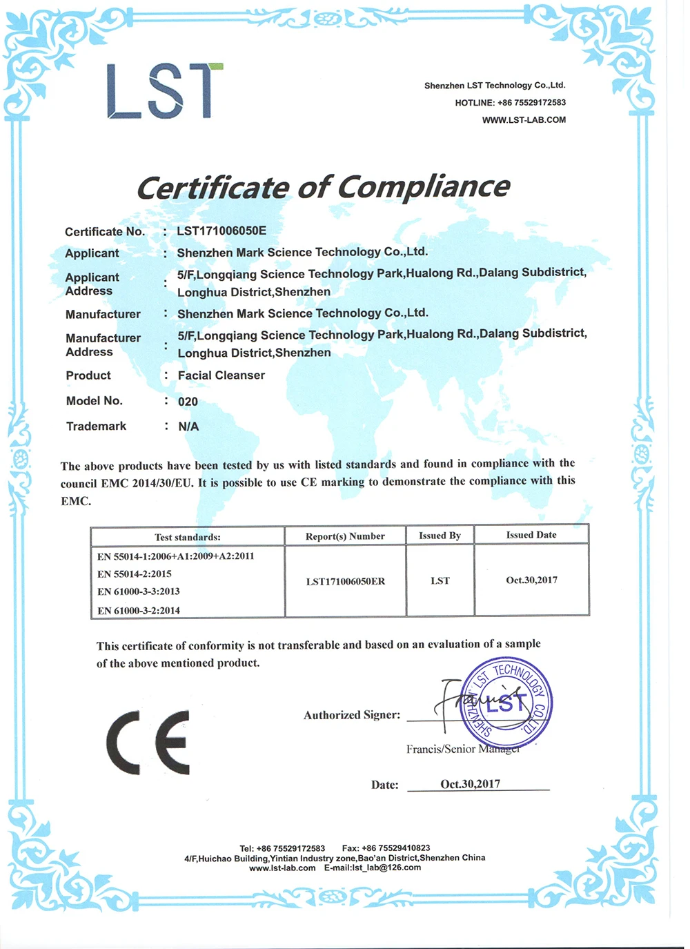 020-CE-EMC 001
