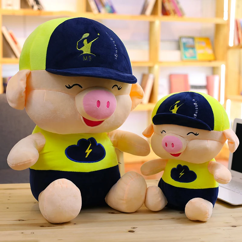 lovely McDull pig plush toy giant fat anime piggy dolls sleeping pillow girl gift wedding deco 39inch 100cm DY50499 (7)