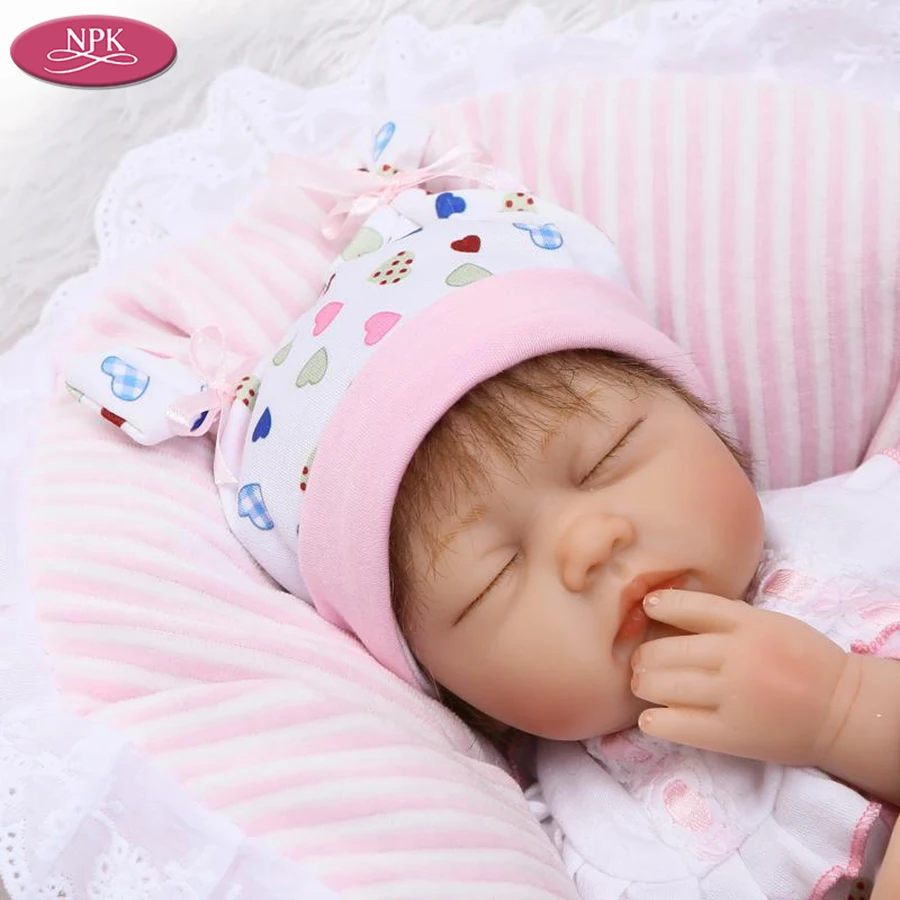 NPK Soft Silicone Reborn Baby Doll Realistic Girl Babies Dolls 16 inch 40CM Lifelike Princess Girls Boys Kids Toys Children Gift (11)