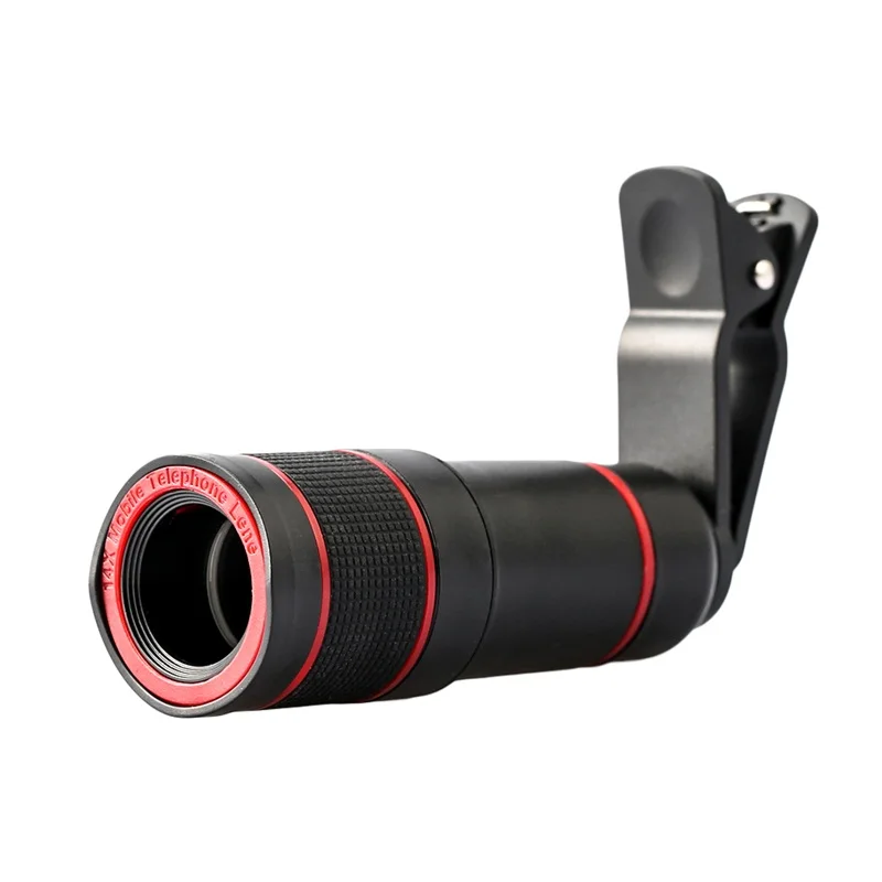 Portable Mobile Phone Telephoto Lens 14X Zoom Phone Camera Telephoto Telescope Lens For iPhone Samsung Phone