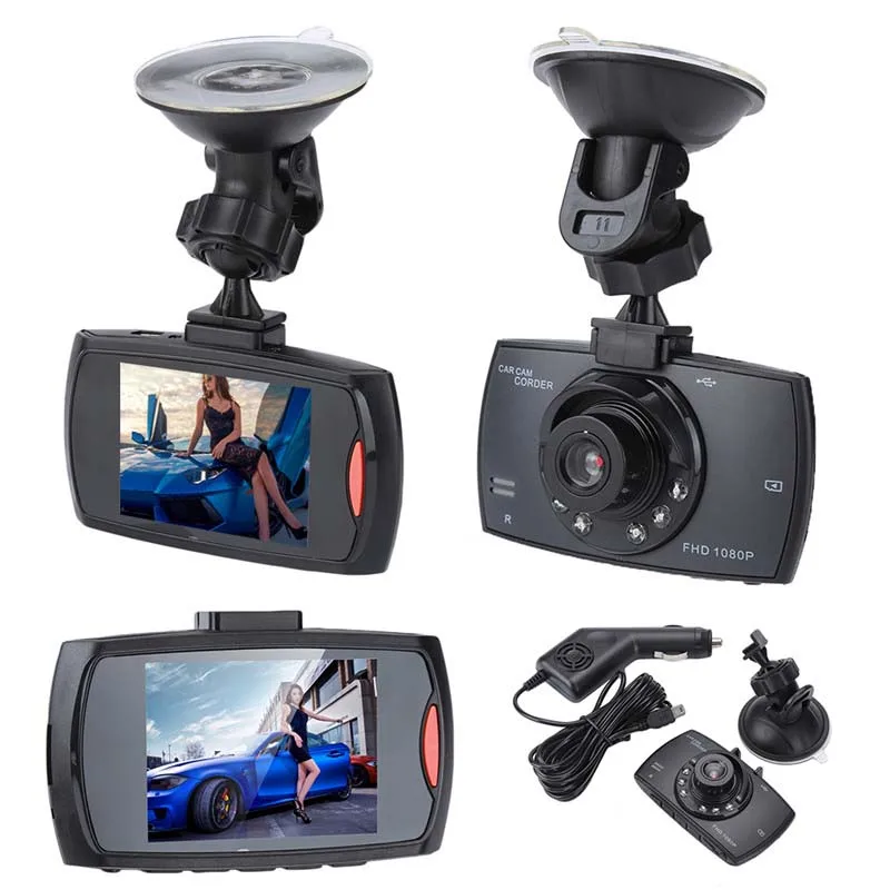 Автомобильный видеорегистратор JUEFAN 2 4 &quotHD 1080P с камерой ночного
