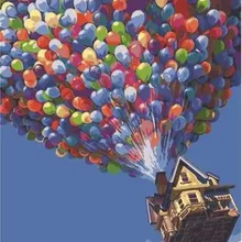 Diy живопись горячий шар цифровой номер декоративные настенные картины гостиная холст картина без рамы 40X50 см AOP053