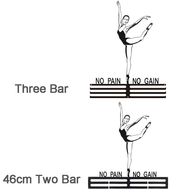 Нет боли Нет усиления дисплей гимнастика спортивная медаль за марафон вешалка