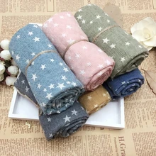 Детский осенне-зимний удобный мягкий шарф звезда детские милые шарфы для девушек-B116