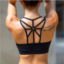 Спортивный бюстгальтер для женщин жилет Бюстгалтер для йоги и бега тренажерный зал мягкий спортивный топ Wirefree Shakeproof нижнее белье пуш-ап бесшовный топ бюстгальтер