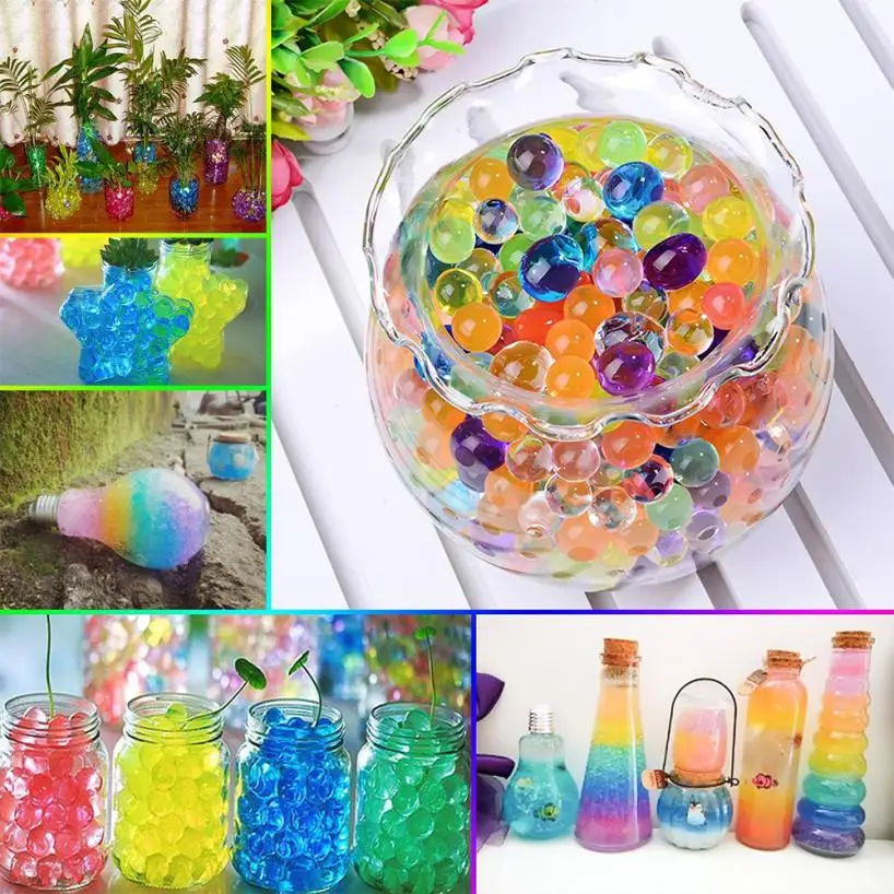 

CHAMSGEND toy Plasticine Magic Jelly Fishbowl Colorful Beads for Crunchy Homemade Slime DIY Crafts plasticine toys AP6