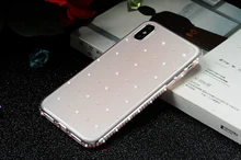 

High quality Cute Crystal Diamond cover case for iPhone 8 Silicone Rubber Shell Coque