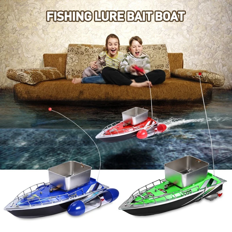 

LED Sea Fishing Bait Boat Fish Finder Remote Control Plastic Alloy Practical