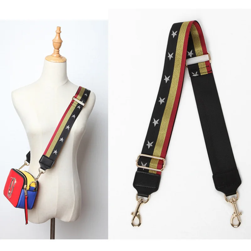 Strap U Shoulder Strap for Bags Canvas Weave Wide Strap Bag Fashion Handbag Crossbody Bag Straps ...