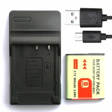 Lanfulang Замена NP-BG1 NP BG1 Батарея и ultra slim micro usb Батарея Зарядное устройство для Sony Cybershot dsc-w115 dsc-w120 W125