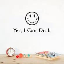 I Can Do It wall sticker animals cats art decal kids room decor high quality on hot selling new designed home sweet hot decor