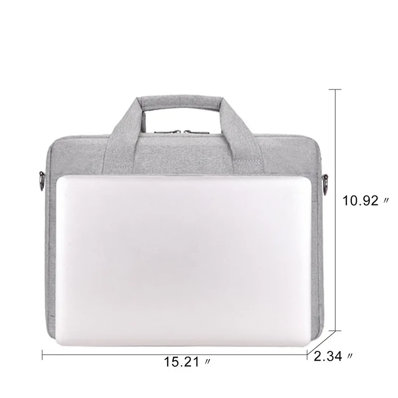 

Prettyzys Large Capacity Laptop Handbag for Men Women Travel Briefcase Bussiness Notebook Bag for 14 15 Inch Macbook Pro PC