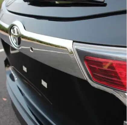 Автомобильный Стайлинг для Toyota Highlander 2014 2015 ABS хром пластик задняя крышка