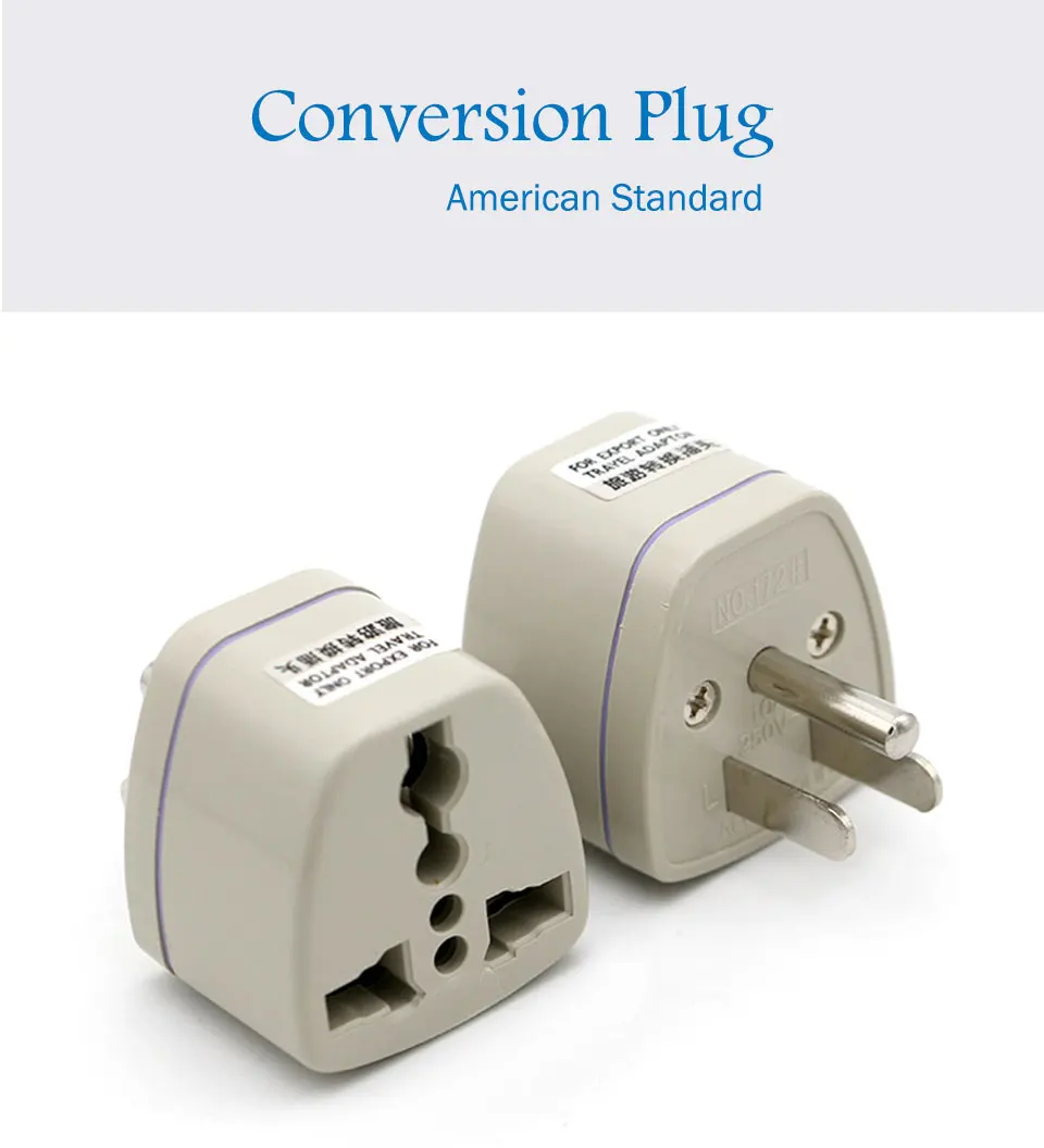 Upgraded Version USA Standard Adapter Wireless Conversion Plug Socket Lightweight And Compact Wholesale Price A Set Of Selling (1)