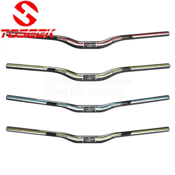 

Toseek 4 Colors Full Carbon Fiber Mountain Rise Handlebar Bar Bicycle Integrated Matt 3K MTB Handlebars Bike Parts 31.8mm