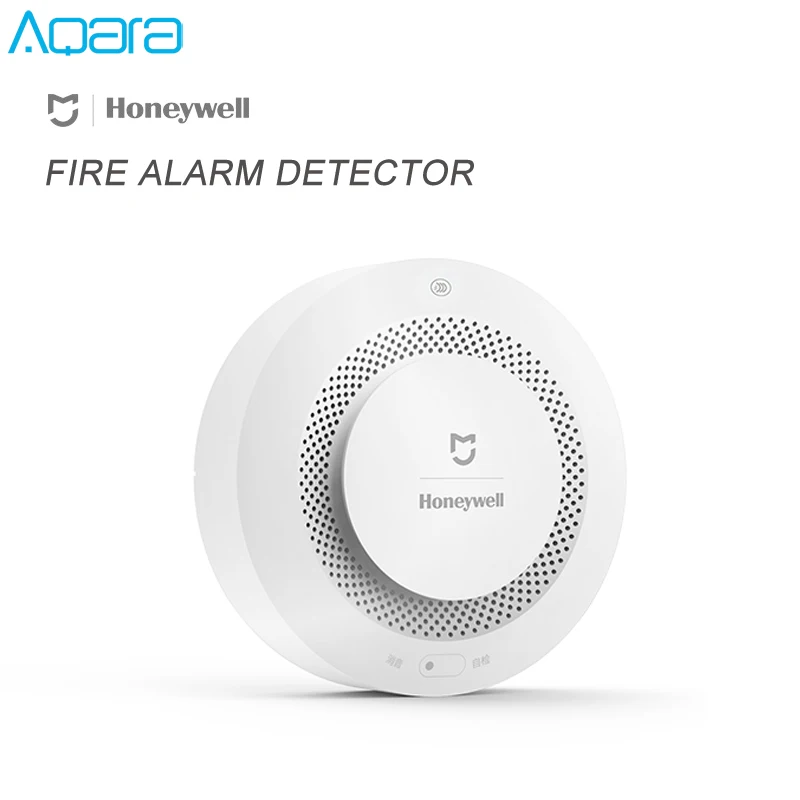 

2019 Mijia Aqara Honeywell Smoke Alarm Detector Audible Visual Alarm Fire Security System For Xiaomi Mi Home APP Aqara Home