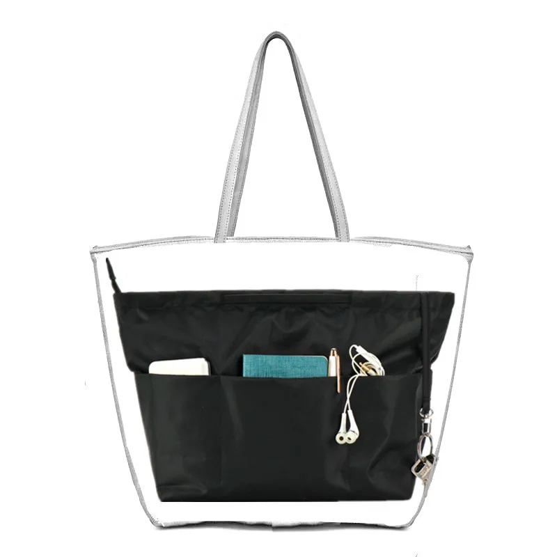 

Multifunctional Make up Insert Bag Cosmetic Organizer Shoulder Handbag Tote Inner Pouch Women Beauty Toiletry Storage Bag in Bag