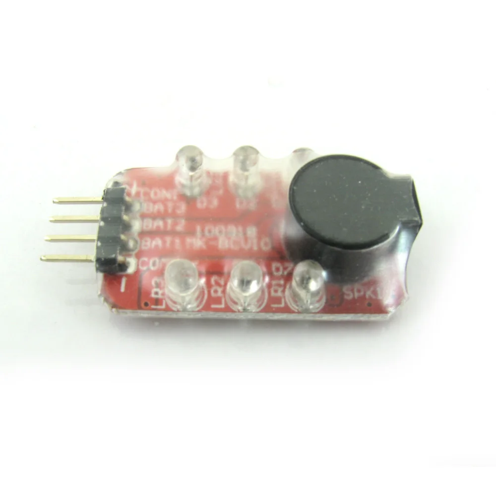 Low Voltage Buzzer Alarm for 2S 7.4V / 3S 11.1V Lipo Battery Single Speaker LED Indicatorlow