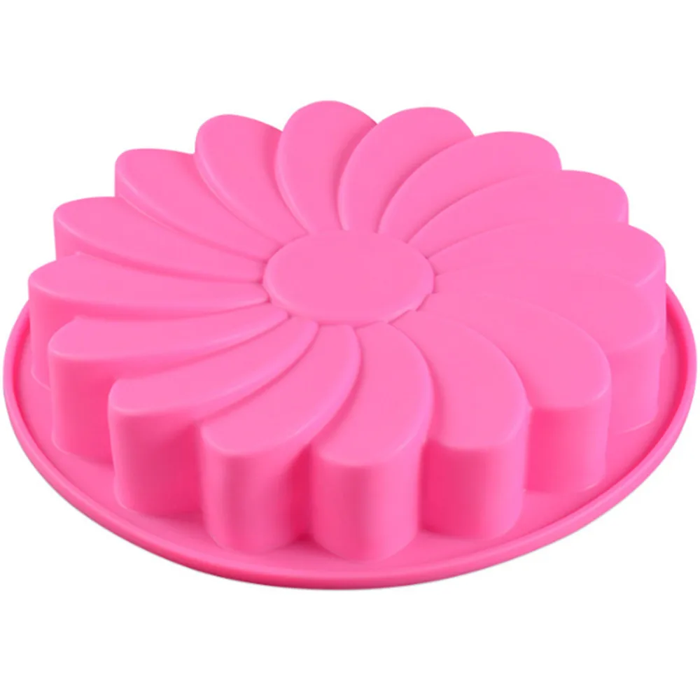 1 PC Flower Shaped Silicone Baking Mold Kitchen Bakeware Products