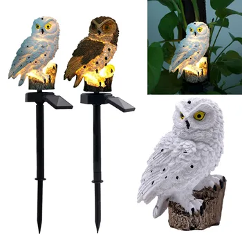 

Solar Owl Garden Lights LED Night Light Solar-Powered Lawn Lamp Home Garden Landscape Decor Solar Lamps