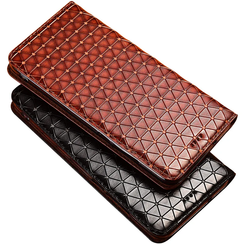 Fashion Stand Flip Phone Case Cover For Samsung Galaxy J5 J6 J7 J8 Pro 2016 2017 2018 Genuine Cow Leather Card Design | Мобильные