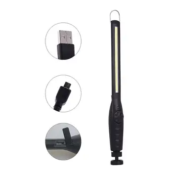 

High Brightness COB LED Work Light Rechargeable Inspection Light With Magnetic Band & Hook For Outdoor Lighting