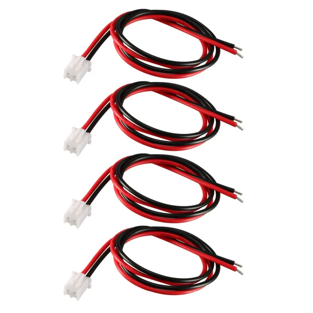 

UXCELL Promotion! 4pcs 2pcs 30cm 2Pin Plug Male Connector Electrical Cable Wire Connector 2.54mm Pitch Pole Header Wire Line