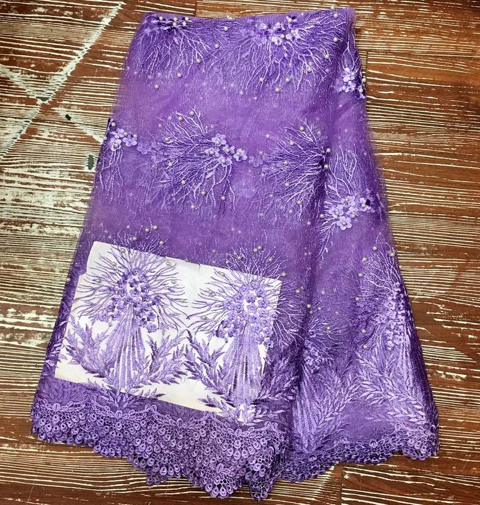 

Latest African Laces 2017 Tulle Fabric Lace High Quality With Cord Nigerian Tulle French Net Lace Fabric For Party
