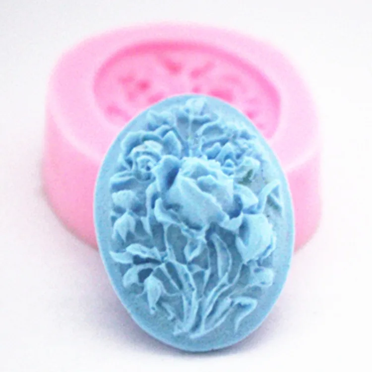 

Mini Silicone Resin Flower Fimo Sugar Candy Chocolate Ice Lattice Decorating Mold Soap Mold Soap Flower