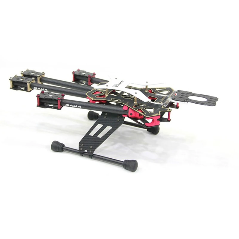 DAYA 550 мм складной 4 оси FPV системы Quadcopter рамки комплект черный красный цвет