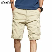 Горячая Мода Новые мужские шорты Карго хлопок повседневные свободные шорты Военный Летний стиль длиной до колена плюс размер шорты для мужчин
