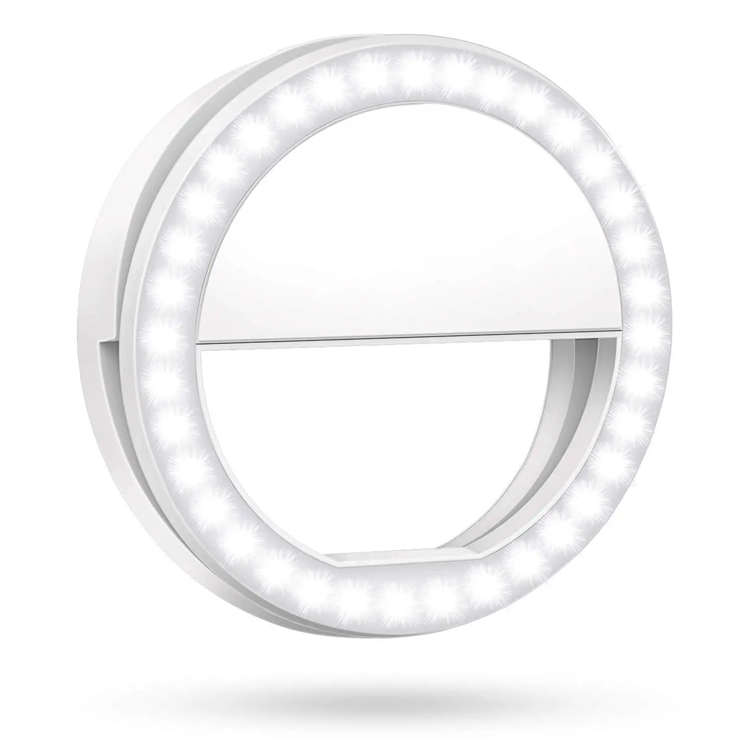 Kogngu Usb Charging Selfie Ring Led Light Lamp Mobile Phone Lens LED Selfie Lamp Ring Flash for Iphone for Samsung Xiaomi