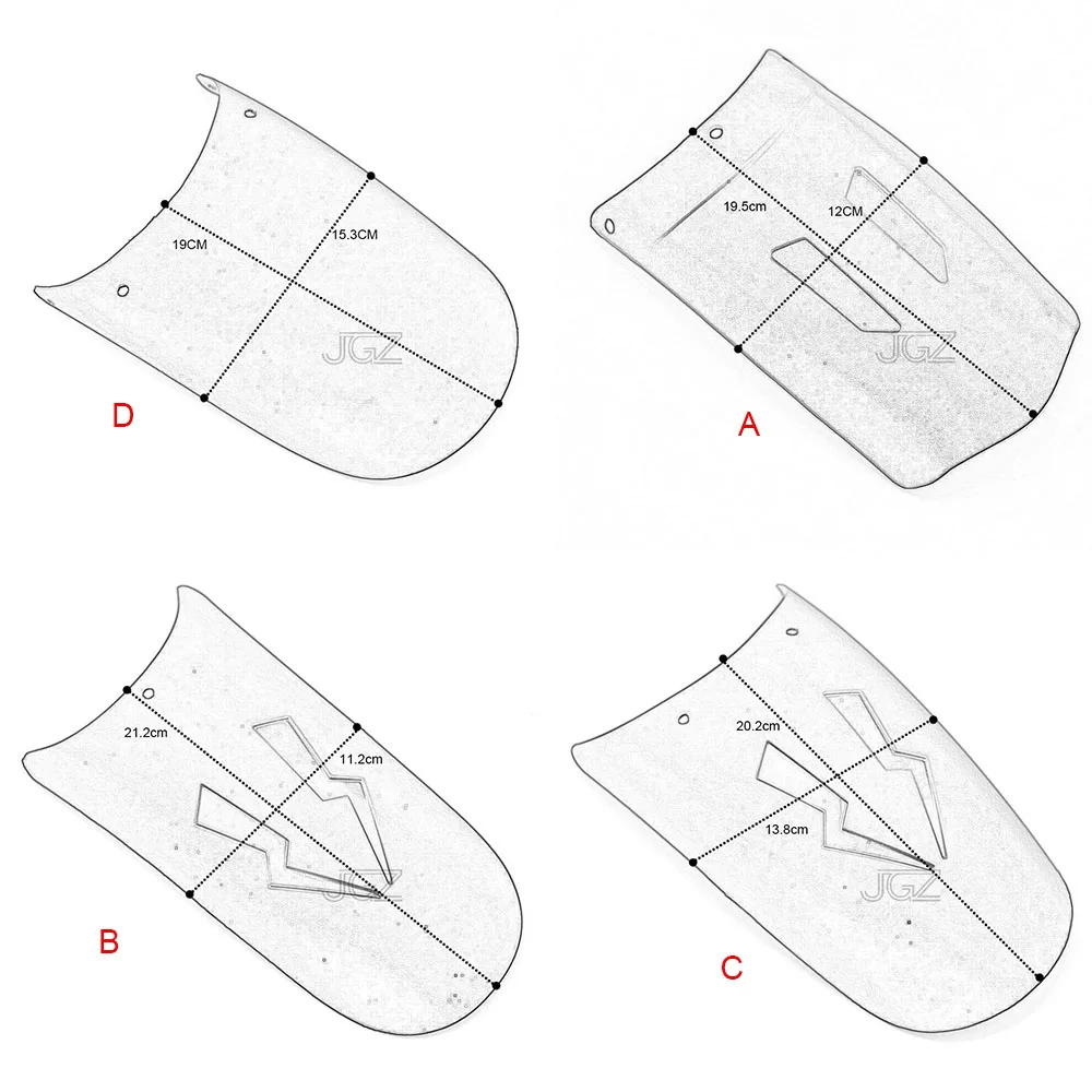 Мотоцикл карбоновое переднее заднее крыло брызговик расширение колодки универсальный для чоппер Скутер велосипеды грязи Suzuki Yamaha