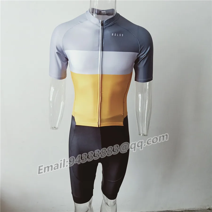 

NDLSS new jumpsuit men 2019 bicycle cycling jersey set USA lycra fabric high quality skinsuit quick dry tights run sweatshirt