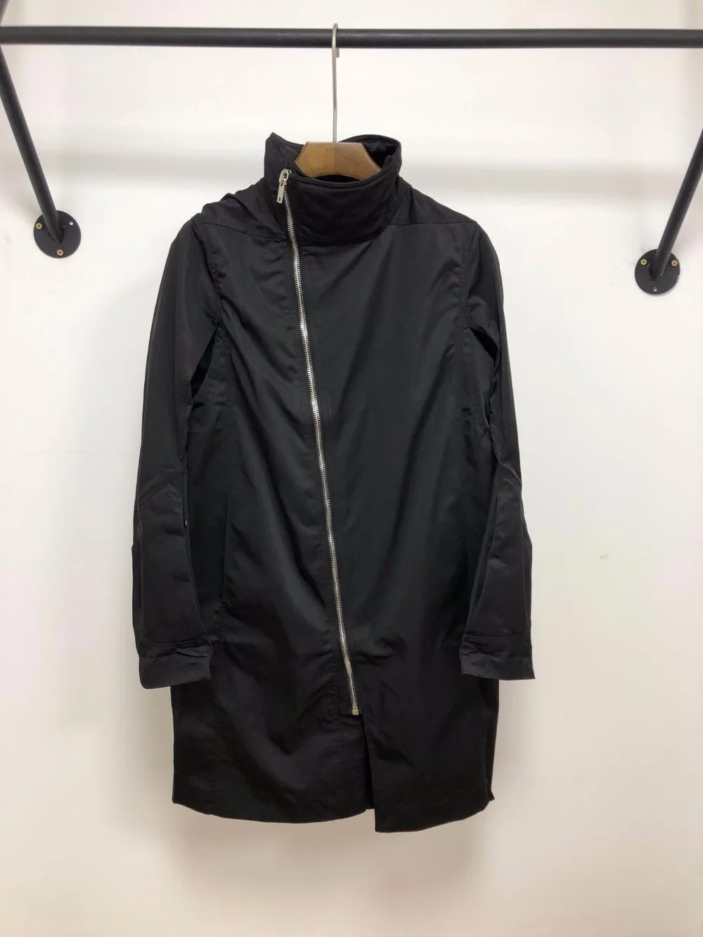 Owen seak мужские пальто куртки Готический стиль мужская одежда весенние женские пылезащитные пальто куртки ветровка черный размер XL