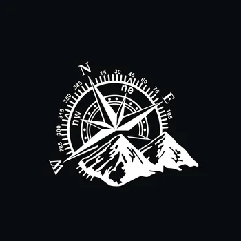 

Car Sticker Compass Mountain Compass Navigation Car Hood Sticker Auto Vinyl Stickers Car Styling